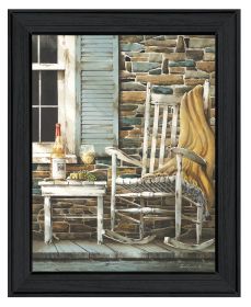 "Reflecting Time" by Artisan John Rossini, Ready to Hang Framed Print, Black Frame