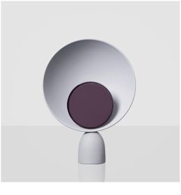 Nordic Denmark Modern Art Creative Study Room Simple Table Lamp (Option: Dark purple-AU)